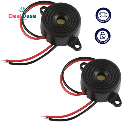Elektronischer Summer Buzzer DC 3-24V Piezo 85-95dB Alarmanlage Signalgerät