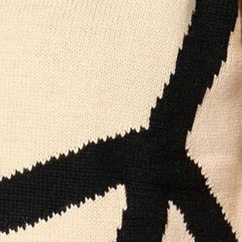 Peace Love World Women's Top Plus Sz Sweater 1X Intarsia Sandalwood A619732 - Image 2 of 4