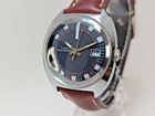 Vintage Funky Blue 1973 Timex Marlin 26751-2573 Just Serviced & STUNNING