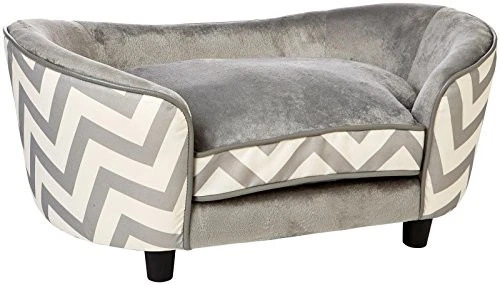 ENCHANTED HOME PET SNUGGLE PET SOFA BED 26.5 BY 16 BY 16-INCH - GRAY - Image 2 of 4