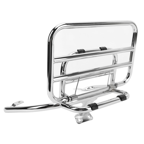 Chrome Plated Motorcycle Luggage Rack High Load Bearing Rear Cargo Carrier Rack - Picture 5 of 24