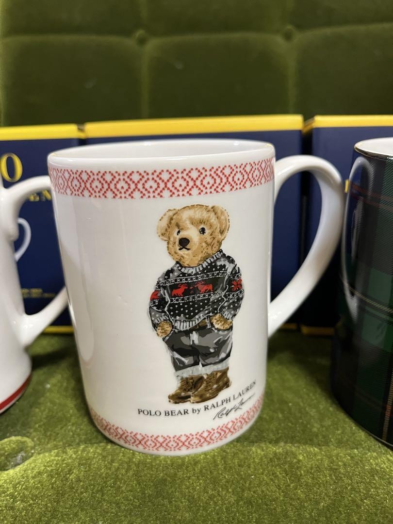 Polo Ralph Lauren Polo Bear Mugs (Set of 3) | eBay