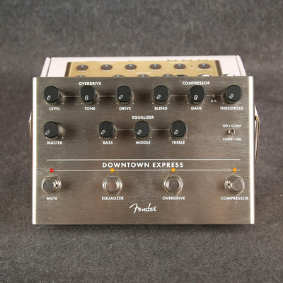 Fender Downtown Express Bass Multi Effects Pedal EQ Overdrive New