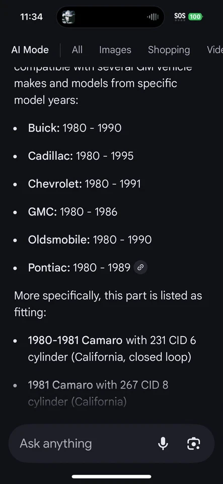 Nuevo interruptor de módulo de control de encendido OEM GM 10482832 para Buick Cadillac Camaro Foto 2 de 4