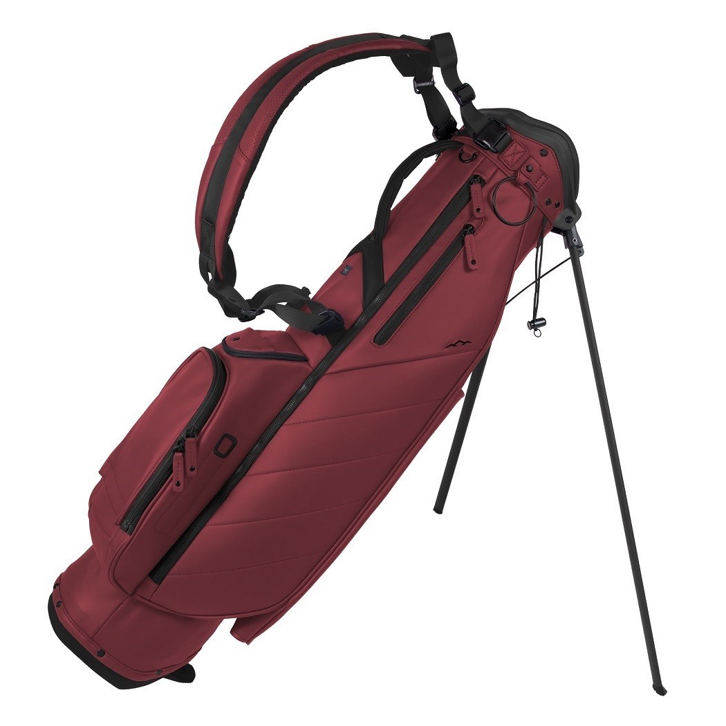 Sun Mountain Matchplay Swift Sunday 3-Way Golf Carry / Stand Bag - Merlot