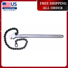 Crescent 24 In Chain Wrench Pipe Double Action Grip 6 In Fit Chrome Steel Crescent 24 In Chain Wrench Pipe Double Action Grip 6 In Fit Chrome Steel