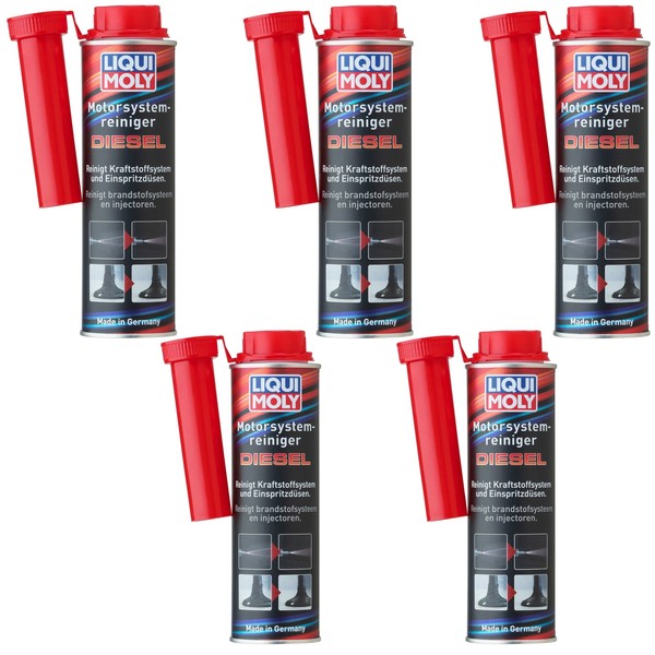 Liqui Moly 5X 300Ml Motor System Reiniger Diesel Kraftstoff Additiv Diesel 5128-image