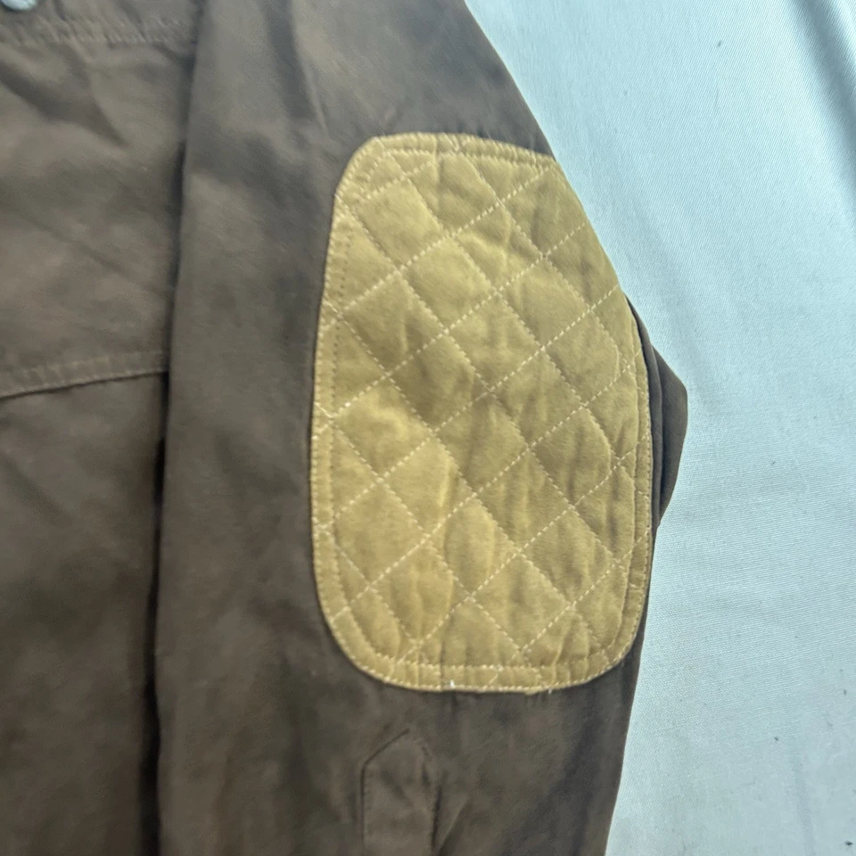 Camisa de caza de tiro RedHead para hombre acolchada al hombro marrón naranja talla XL Foto 3 de 4