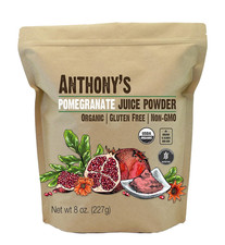 Organic Pomegranate Juice Powder, 8 Oz, Gluten Free, Non GMO, Vegan