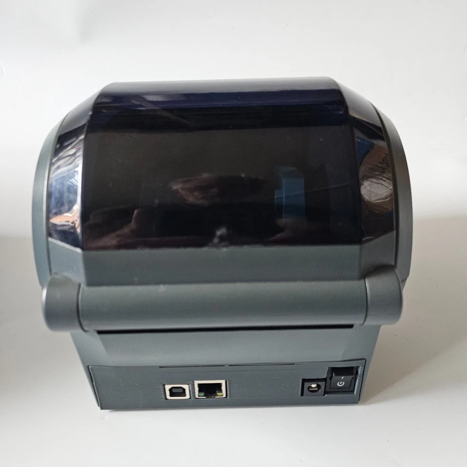 Zebra GK420d LAN USB Thermal Label Printer Peeler PSU Cables Roll 4x6 Labels 712 - Image 3 of 4
