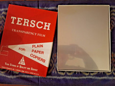 Tersch Open Box Of 100 Transparencies
