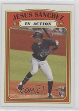 2021 Topps Heritage In Action Jesus Sanchez #312 0o6v