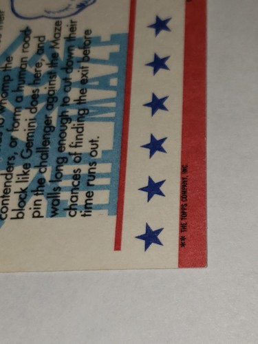 1991 Topps American Gladiators Roadblock: Gemini #55 TV Show Trading Card - Picture 10 of 11