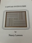 VTG 1991 Artisan Embroidery Needlepoint Pattern Nancy Lawson Canvas Potpourri — photo 1