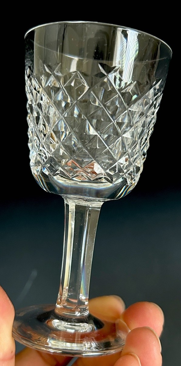 Set Of 6 Waterford Crystal Alana Pattern Port Wine Glasses