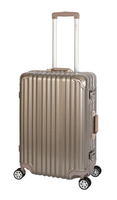 Travelhouse London Reise Koffer Trolley M Alu-Rahmen Polycarbonat Hartschale TSA