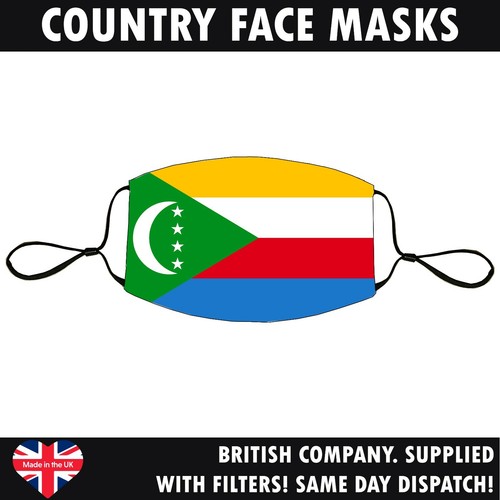 Lote de Máscara Facial Bandera Del País Reutilizable Lavable Transpirable Banderas Mundiales Hecho a Mano - Imagen 61 de 254