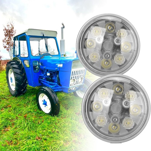 2X LED Work Light for Ford 2000, 3000, 4000, 5000, 7000 Hi/Lo Beam - Picture 1 of 5