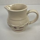 Longaberger Woven Tradition Pottery Classic Red Mini Pitcher Individual Creamer