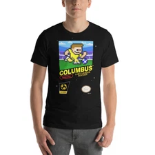 Columbus Crew 8-bit Retro NES League Soccer Football Club FC Jersey Kit T-Shirt