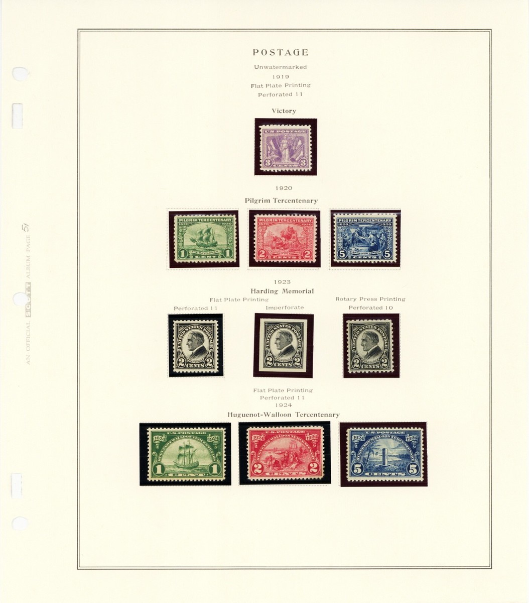 548/725 Mint NH Pretty Little Stamp Collection On Pages High