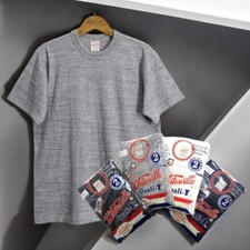 WHITESVILLE Lot No. WV73544 2-PACK T-SHIRT White Gray Navy Black Made in JAPAN