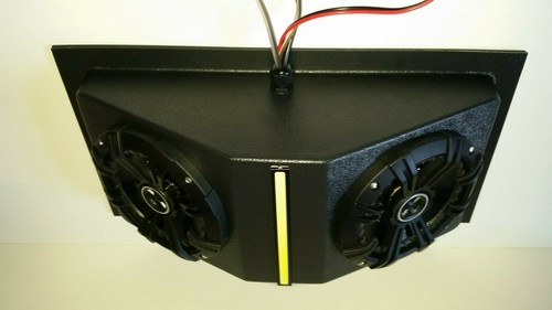 Kicker Marine Overhead Stereo Console UTV Golf Cart Radio Bluetooth 6.5 Speaker - Picture 6 of 11