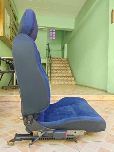 OEM S15 Nissan Silvia Spec B Front Seats in Blue Suede Set Pair 200sx - Picture 12 of 24