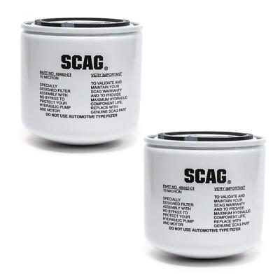 Smvr 2 Pack SCAG Element Oil Filter for Walk Behind Lawn Mowers/SMTC, SMVR ...