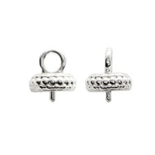 Sterling Silver Bail with Pin Cup 7x6mm for Gluing 5818 Round 10mm Pearls