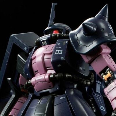 BANDAI RG 1/144 MS-06R-1A BLACK TRI-STARS ZAKU II Model Kit Gundam