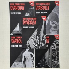 BUON COMPLEANNO DIABOLIK 60TH ANNIVERSARIO 5 STAMPE OMAGGIO GAZZETTA DELLO SPORT