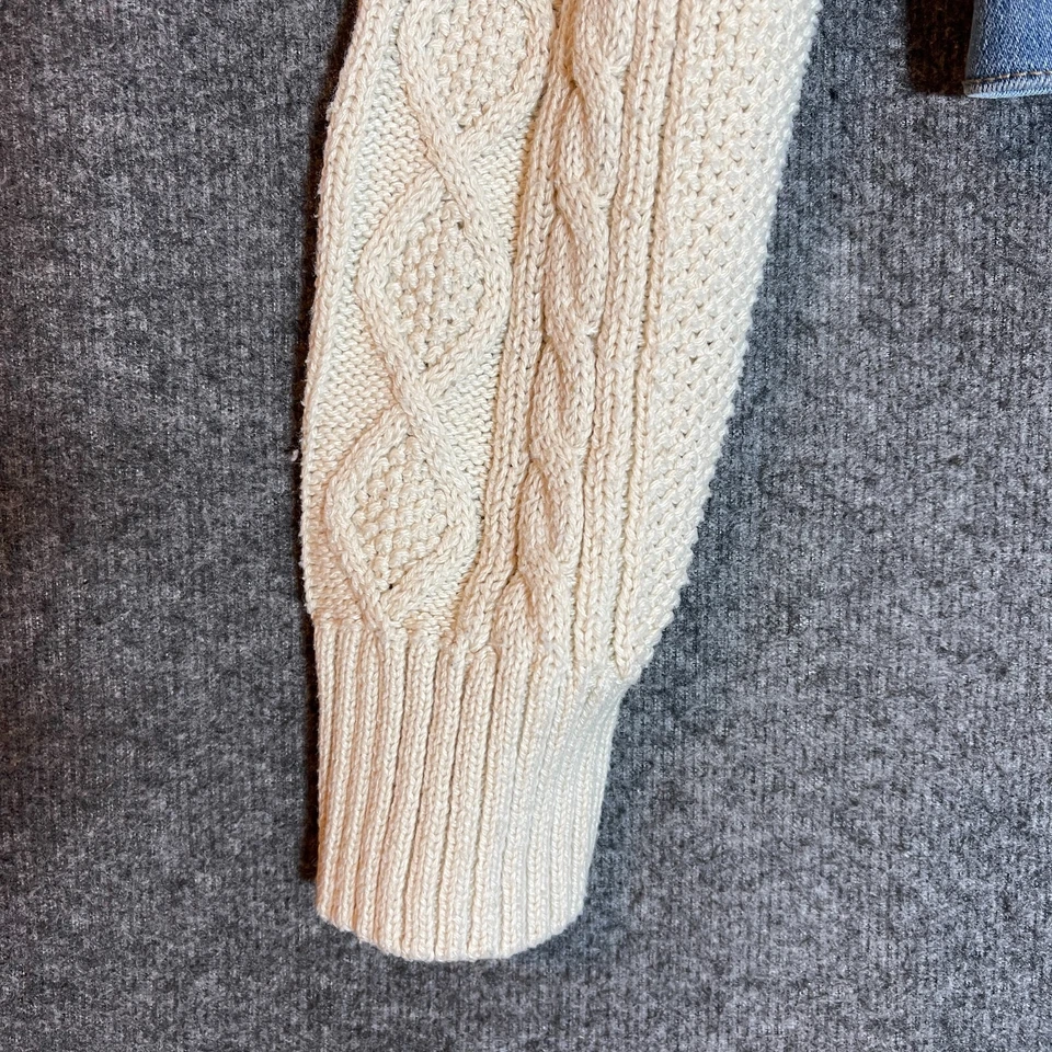 Chaqueta Denim GUESS Juvenil Extra Grande Azul Crema Tejido Mangas Abotonadas Niña. Foto 4 de 4