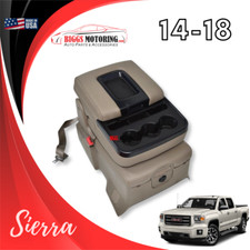 14-18 Factory Oem Chevy Sierra Center Console Jump Seat Tan Leather 14-18 Factory Oem Chevy Sierra Center Console Jump Seat Tan Leather