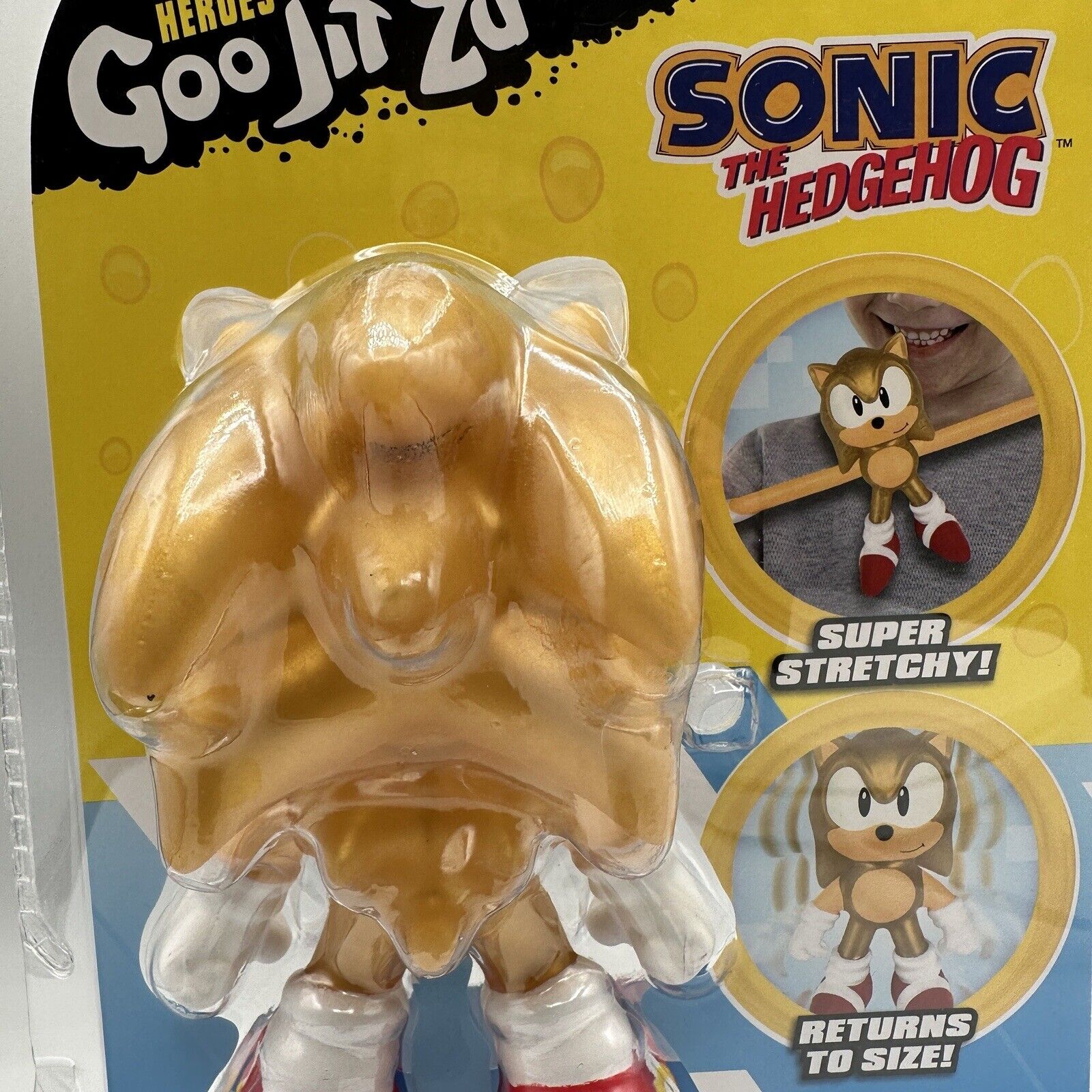 Boneco Sonic Clássico Goo Jit Zu Knuckles