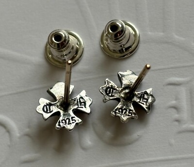 アクセサリー Chrome Hearts CH Plus Stud pierced Chrome Hearts CH Plus Stud Earring In Hand【Just 1 earing only