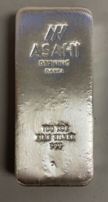 コレクション ASAHI JAPAN SILVER 999.9 100g Lot of 4 Silver 100 oz Asahi .999 Fine Silver Bars | eBay