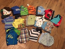Baby boy 0-3 3-6 outfits Spring/Summer Lot Of 28 Carter's,The Children's Place