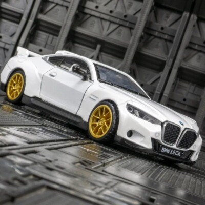 1:34 BMW 3.0 CSL Model Car with Light and Sound Features
