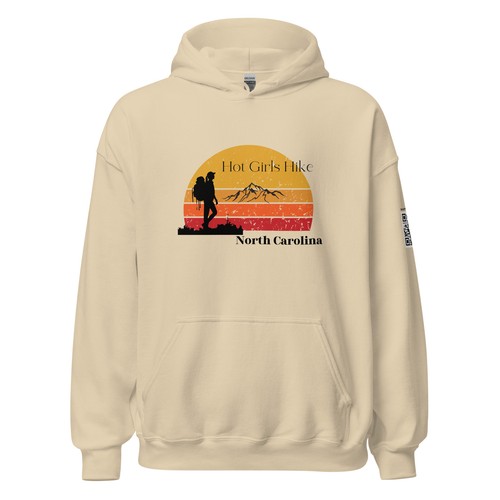 Hot Girls Hike North Carolina Super Soft Unisex Hoodie - Picture 34 of 42