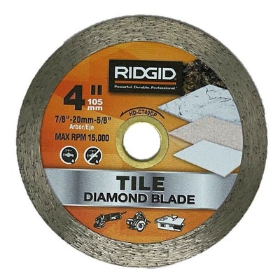 Ridgid 4inch continuous rim diamondblade (850650001892)