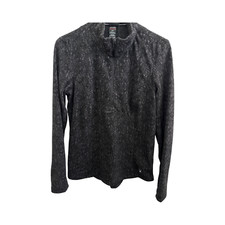 Spyder Women's Half Zip,Long Sleeve,Size Medium,Black Activewear Top,Soft, NWT