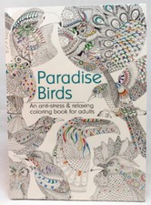 Oceanis Adult and Teen Coloring Book Tropical Bird of Paradise Theme
