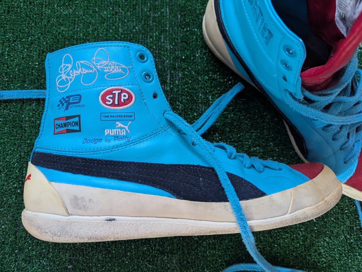 Puma x Richard Petty Nascar racing shoes sneakers high top size US