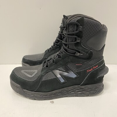 New Balance Men’s Fresh Foam BM1000BK Black Winter Boots Waterproof Size US  12