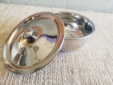 Solid Food Bowl with Lid, Salad Bowl, Child Stainless Steel Bowl