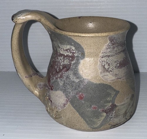 Pair Of Matching Studio Art Pottery Mug And Bowl With Spout Signed BUIE 95 - Picture 4 of 21