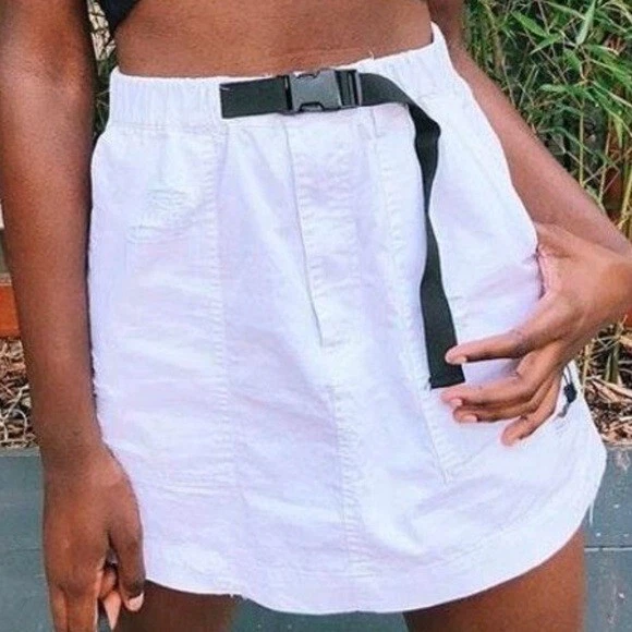Carmar white denim skirt 2025