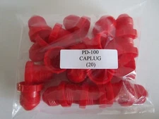Caplugs PD100 Protective Moisture & Dust Threaded Cap Plug 7/8-14 - Lot of 20