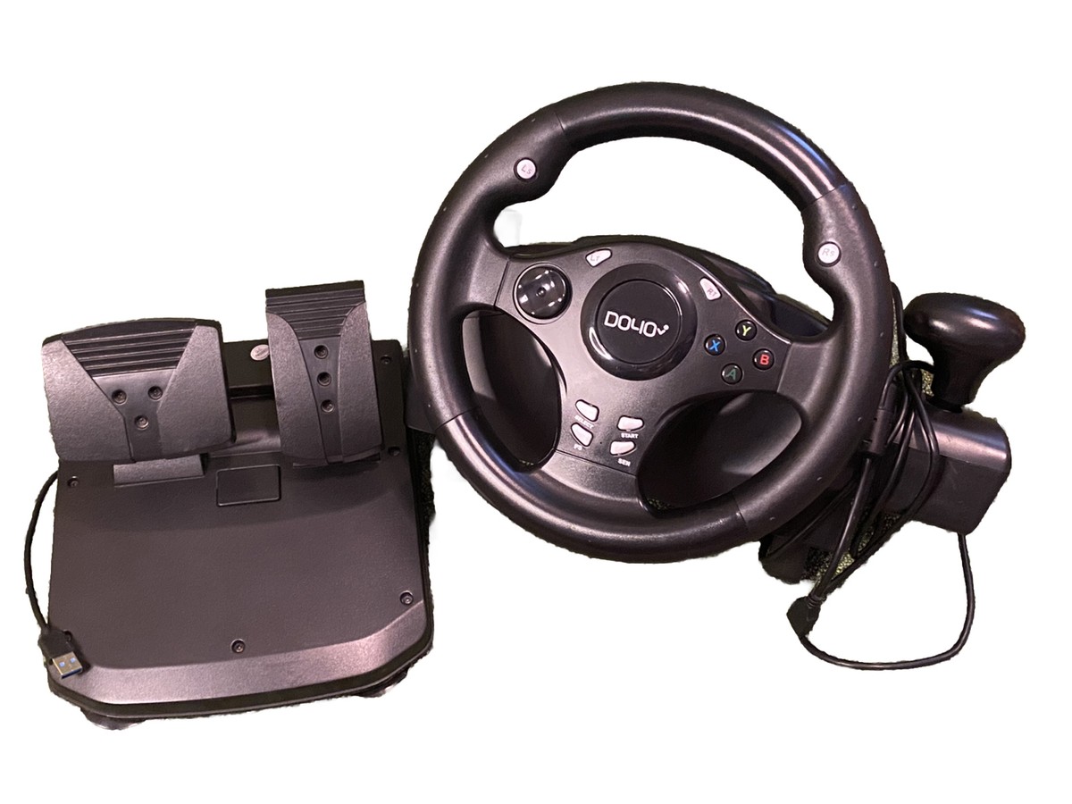 DOYO R270 Racing Video Game Steering Wheel & NFS Pedals Universal DOYO R270 Racing Video Game Steering Wheel & NFS Pedals Universal